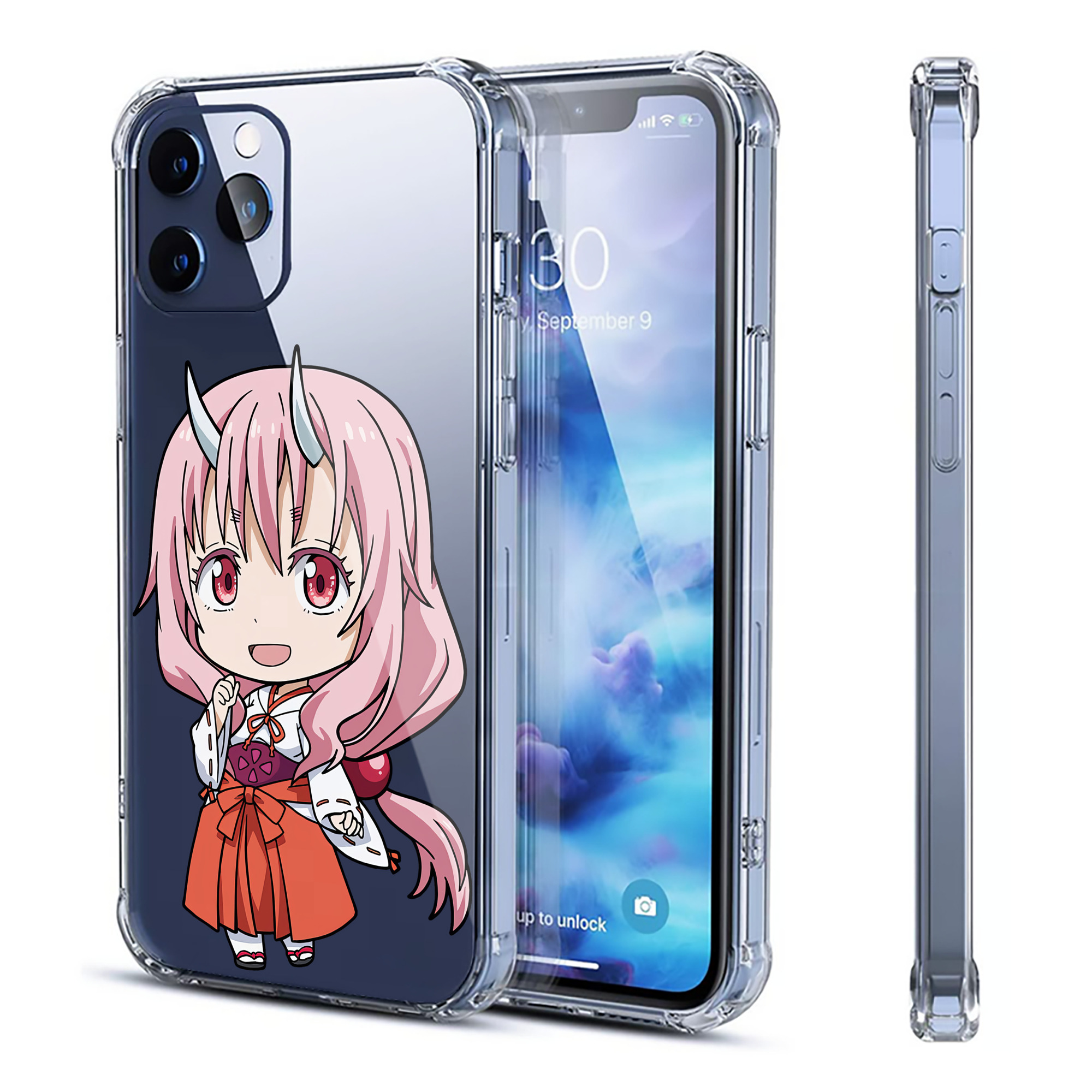 （画像用） 転スラ Regarding Reincarnated to Slime 【iPhone 12シリーズ対応】透明スマホケース（クリアソフトケース）